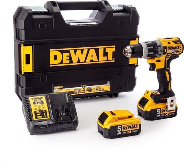 DeWalt DCD796P2 Akku slagboremaskine - 18V - 2 batterier