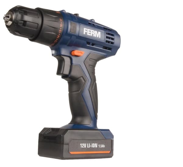 FERM CDM1119 Boremaskine – 12V - 1.5Ah - DIY