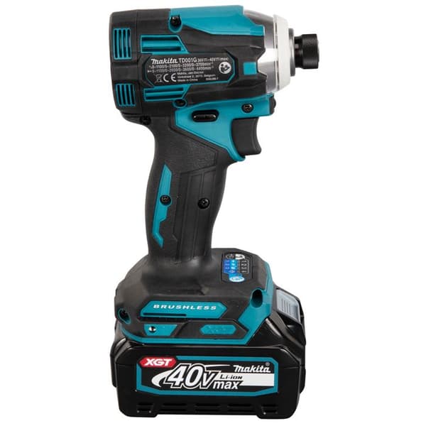 Slagskruvdragare XGT TD001GD201 220 Nm - MAKITA - med batteri 40V 2.5Ah - laddare - MakPakTD001GD201
