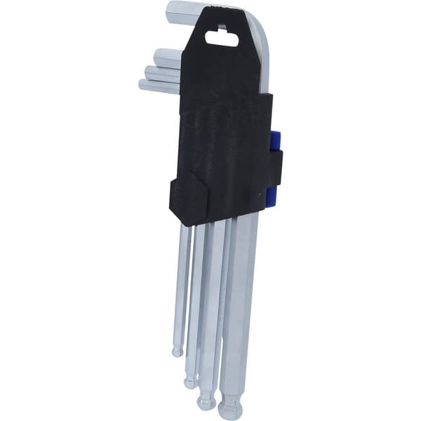 Brilliant Tools BT045009 Vinkelskruvmejselset 1.5 mm, 2 mm, 2.5 mm, 3 mm, 4 mm, 5 mm, 6 mm, 8 mm, 10 mm 9 delar