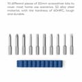 Miniatyrbild 6 av 7: 5N.m 2000mAh uppladdningsbar sladdlös elektrisk skruvmejsel kit med LED-ljus och förvaringsväska, lätt och bärbar