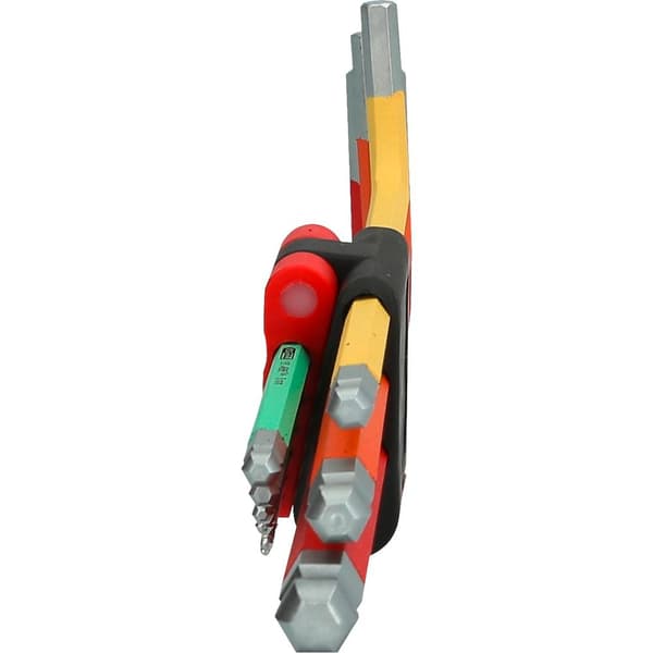 KS Tools 151.4420 Inner-sexkantig Vinkelskruvmejselset 1.5 mm, 2 mm, 2.5 mm, 3 mm, 4 mm, 5 mm, 6 mm, 8 mm, 10 mm 9 dela