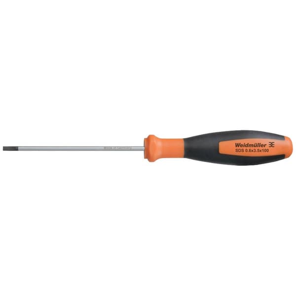 Weidmüller SDS 0.6X3.5X100 Spårskruvmejsel Klingbredd: 3.5 mm Klinglängd: 100 mm
