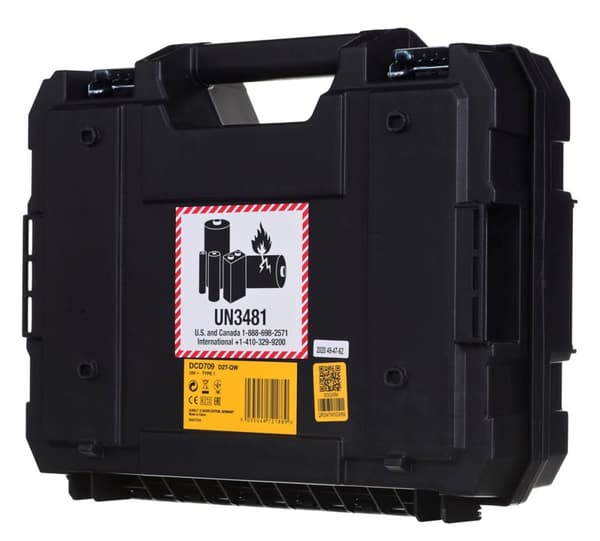 Dewalt DCD709D2T slagnøgle med batteri og oplader