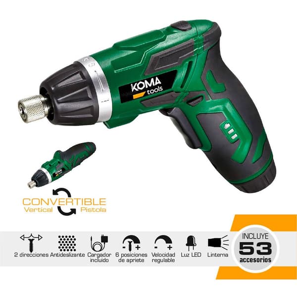 Koma Tools Elektrisk Skruvmejsel 08723 Grönt