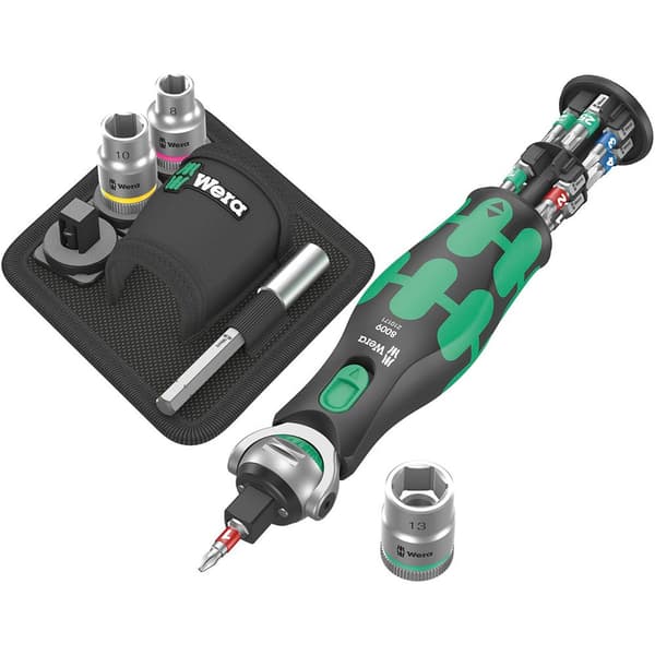 Wera Ruuvimeisseli Terillä 8009 Zyklop Pocket Set 2 Hopeinen