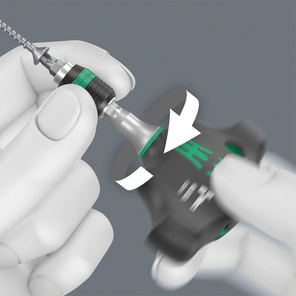 Wera Bit Holder Skruetrækker 416 Ra T-handle Søvfarvet
