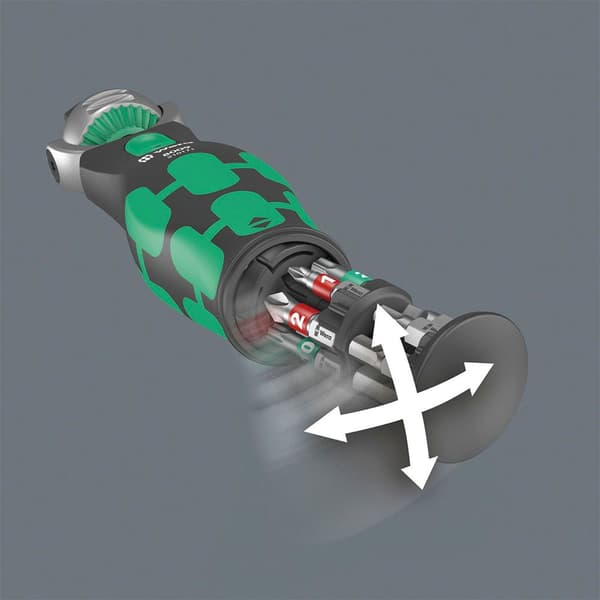 Wera Skruvmejsel Med Bits 8009 Pocket Imperial Set 2 Silver