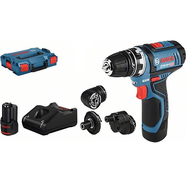 Bosch Professional Elektrisk Skruvmejsel Gsr 12v-15 Fc Set Professional Silver
