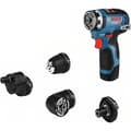 Miniatyrbillede 1 af 3: Bosch Professional Elektrisk Skruetrækker Gsr12v-35fc+gfa12h/12b+2x3ah+gal+lb Søvfarvet