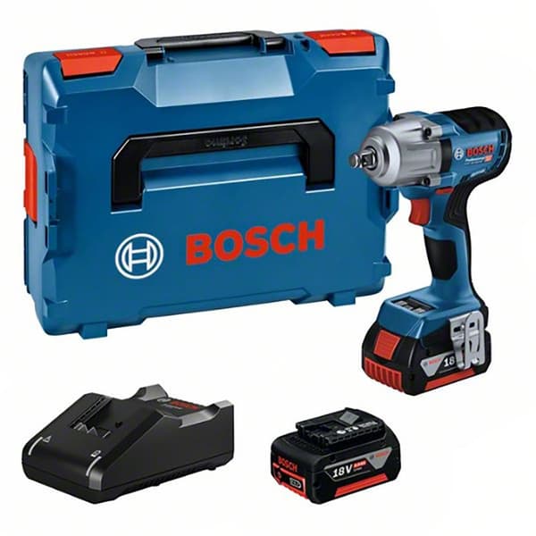Bosch Professional Impact Driver Gds18v-450hc+2x5.0ah+gal18v-40+l-boxx