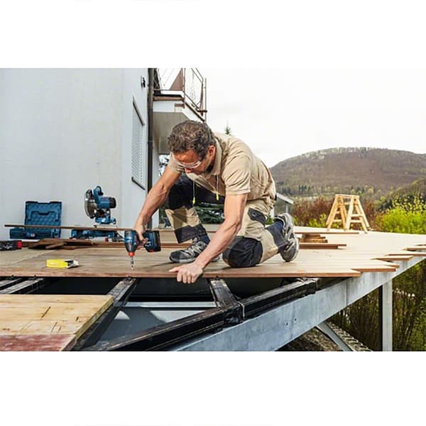 Bosch Professional Impact Driver Gdx18v-210c+2x5ah+gal18v-40+l-boxx136 Søvfarvet