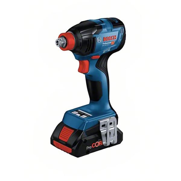 Bosch Professional Impact Driver Gdx18v-210c+2x5ah+gal18v-40+l-boxx136 Søvfarvet