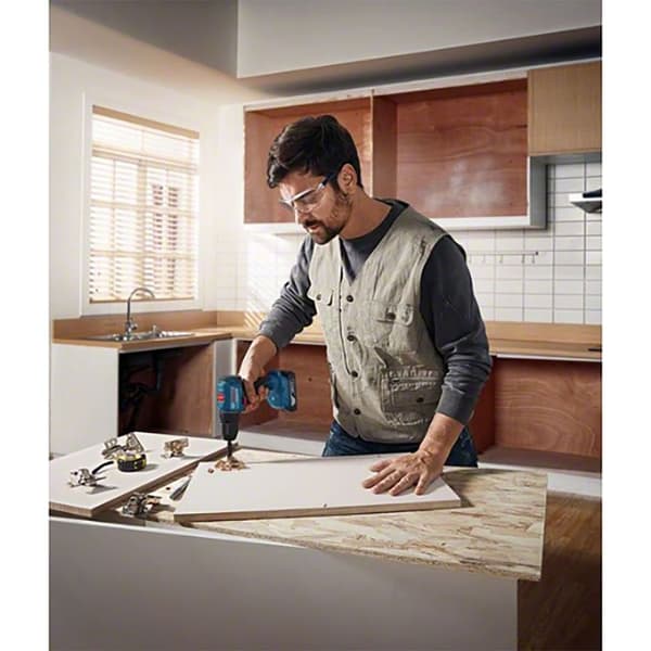 Bosch Professional Elektrisk Skruetrækker Gsr18v-45+ L-boxx136 Søvfarvet