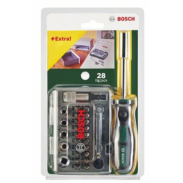 Bosch Professional 2607017331 27 Stykker Skruetrækker Transparent