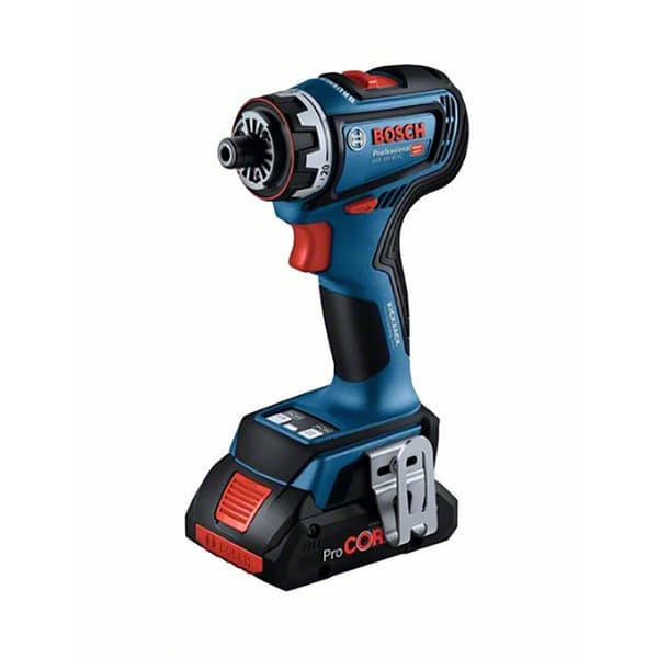 Bosch Professional Elektrisk Skruvmejsel Gsr18v-90fc 2x4pc Fullset Gal Lboxx Silver