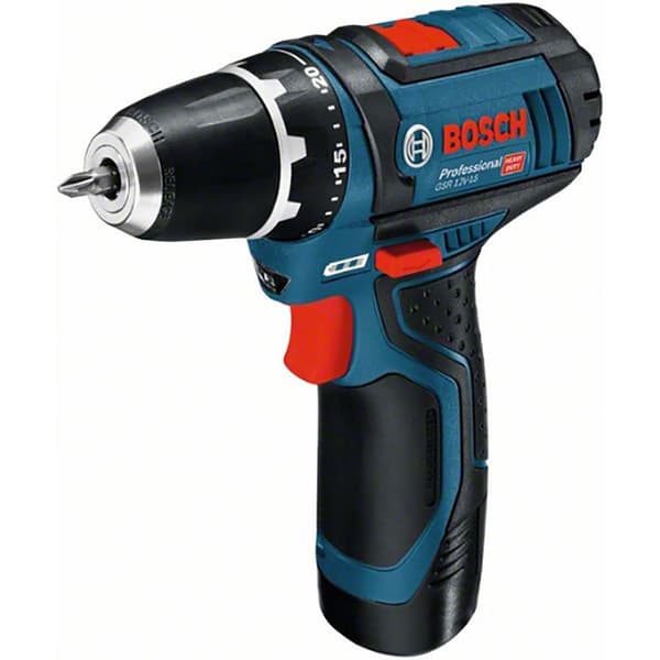 Bosch Professional Elektrisk Skruetrækker Gsr 12v-15 Gws12v-76 2x2.0ah Gal12v-40 Søvfarvet
