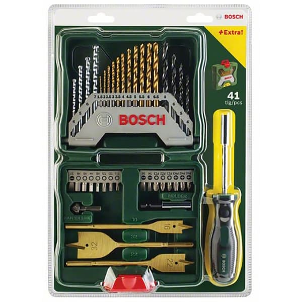 Bosch Professional X-line 40 Stykker Skruetrækker Transparent