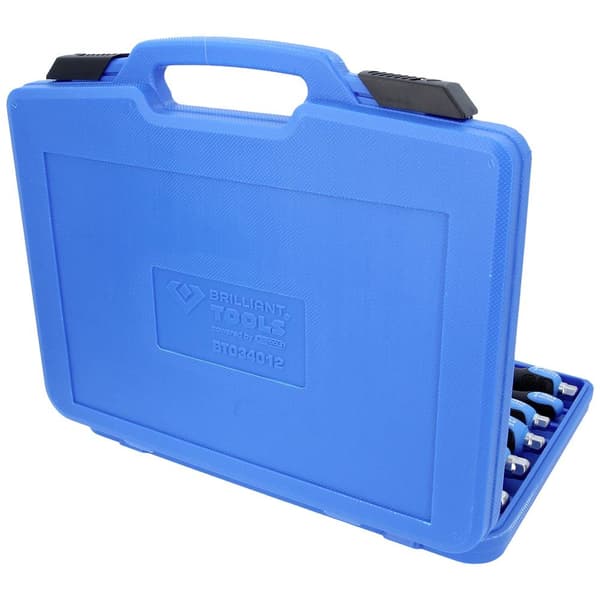 Brilliant Tools BT034012 Skruvmejsel set 12 delar Spår, Stjärnspår Phillips