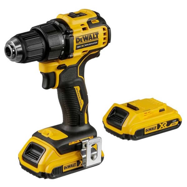 Dewalt Elektrisk Skruvmejsel Dcd708d2t-qw Gul