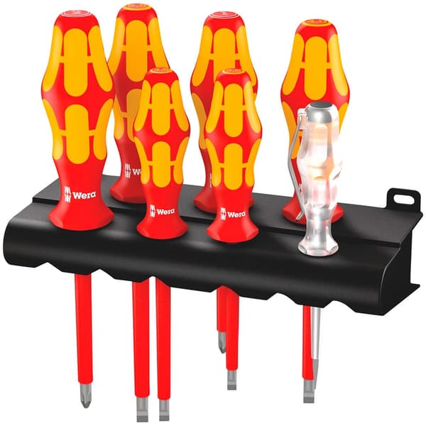 Wera 160i/7 Rack 7 Stykker Rød