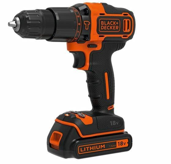 MUSTA+DECKER ISKURUUVILTA.18V/2x1.5Ah/matkalaukku