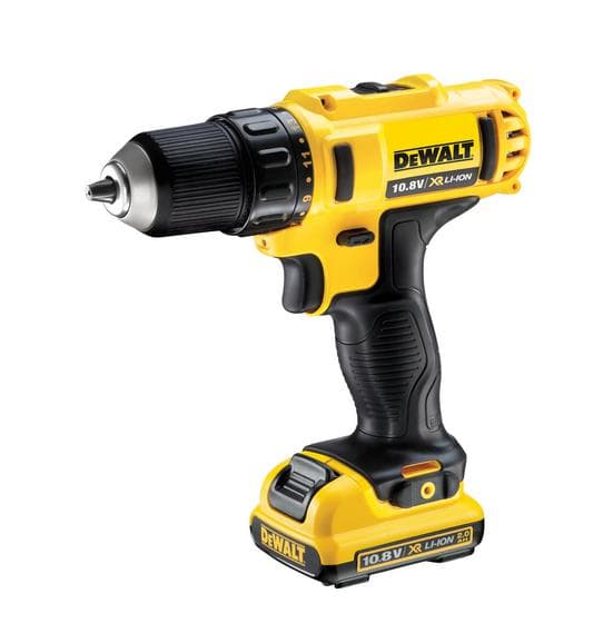 DEWALT BORE/DRIVER 10,8V 24/15Nm 2 x 2,0Ah LI-ION DCD710D2
