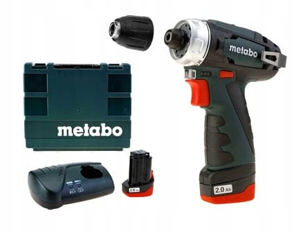 METABO BORE/DRIVER 12V 34/17Nm 2x2,0Ah POWERMAXX BS BASIC CASE