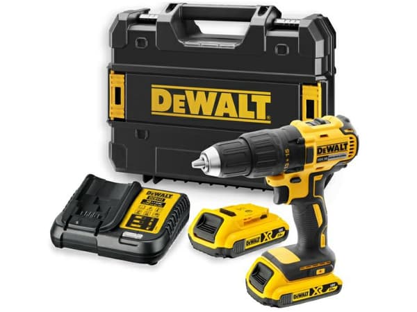 DEWALT BORE/DRIVER 18V 65/26Nm 2x2,0Ah LI-ION BØRSTELØS DCD777D2T