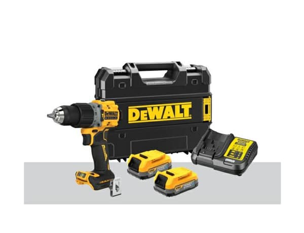 DEWALT SLAGBORE/DREVET 18V 90Nm DCD805H2T 2x5,0Ah POWERSTACK