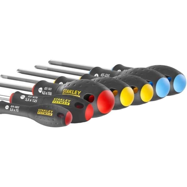 Set med 7 skruvmejslar - STANLEY FATMAX - 0-65-438 - Elektriker + mekaniker + Phillips + Pozidriv