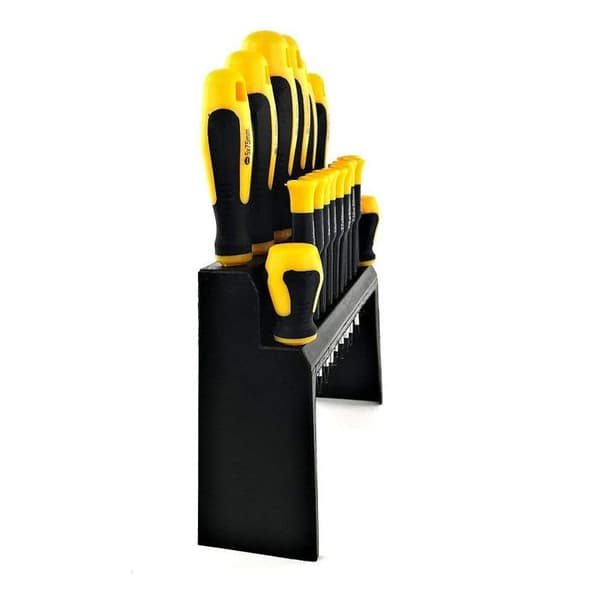 Skruvmejselset - Ej specificerat - 18 delar - Magnetspetsar - Ergonomiska handtag - Multifunktion
