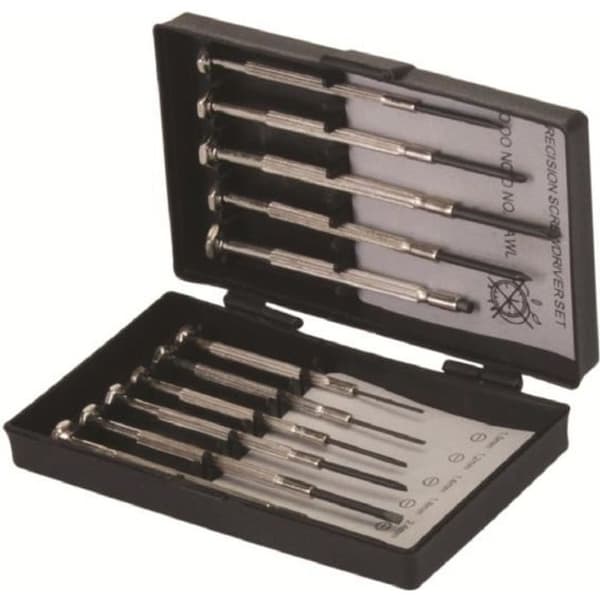 SILVERLINE Box med 11 precisionsskruvmejslar