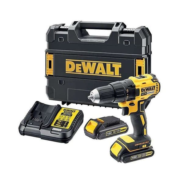 Sladdlös skruvmejsel - DEWALT - XR 18V - 1,5 Ah Li-Ion - 13 mm chuck - 15 justeringslägen