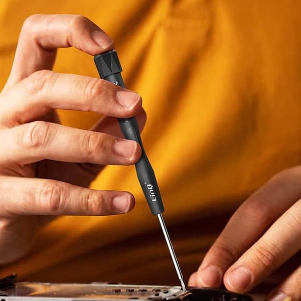 Batteri Skruvmejselsats med Magnetspets 10 i 1 - LINQ - BST8800E - Skruvmejssats - Svart
