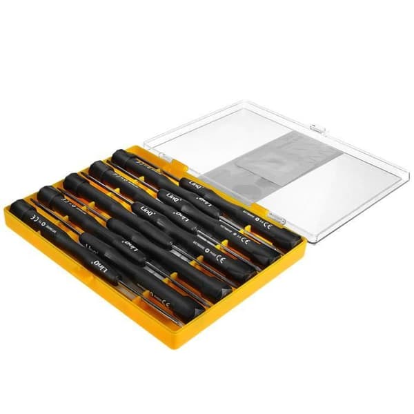 Batteri Skruvmejselsats med Magnetspets 10 i 1 - LINQ - BST8800E - Skruvmejssats - Svart