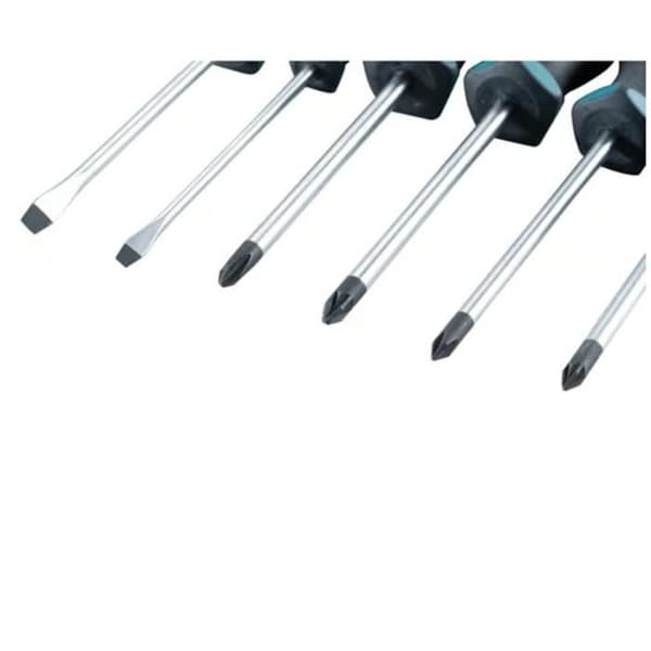Set med 6 MAKITAS E-10528 skruvmejslar