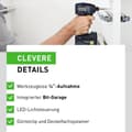 Miniatyrbild 3 av 4: 18V TID 18 HPC 4.0 I-Plus slagskruvmejsel + 2 4Ah batterier + snabbladdare + SYSTAINER box - FESTOOL - 576482
