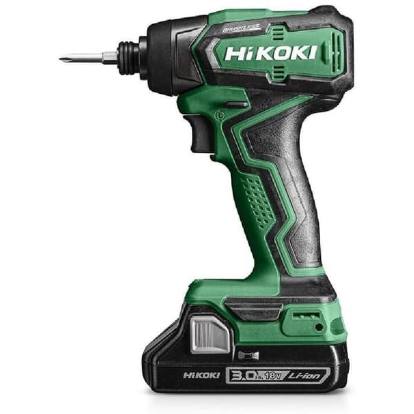 HIKOKI WH18DDWQZ 140Nm 18V slagskruvmejsel + 2 3,0 Ah batterier