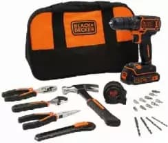 MUSTA+DECKER RUUVILTA 18V/2x1.5Ah, BDCDC18HTSA