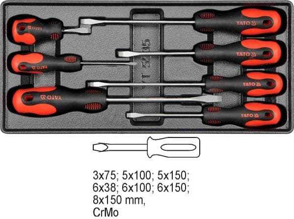 YATO DRAWER INSERT RUUVILTAAT 7 kpl. 5535
