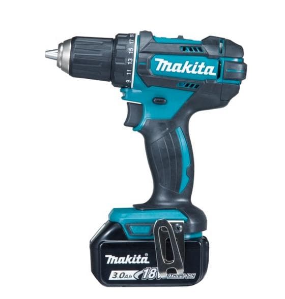 MAKITA BORE/DRIVER 18V 62/36Nm 2 x 3,0Ah LI-ION CASE MAKPAC DDF482RFJ