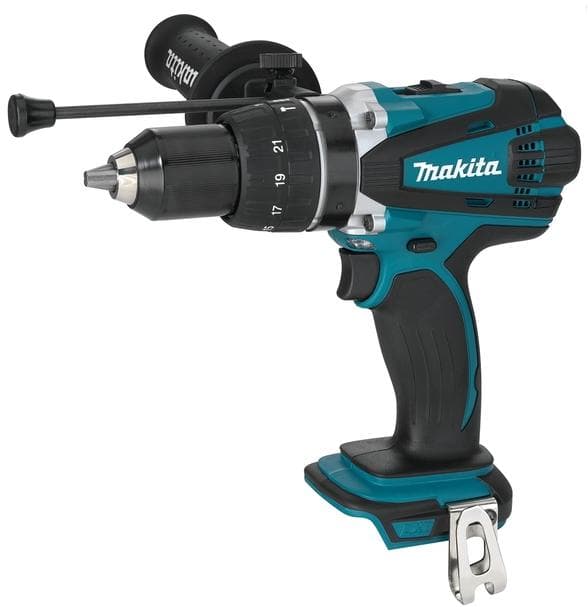 MAKITA SLAGBORE/DREVET 18V LI-ION 91/58Nm UDEN BATTERIER OG OPLADER DHP458Z