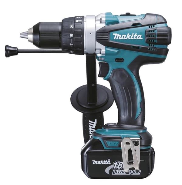 MAKITA SLAGBORE/DREVET 18V 91/58Nm 2 x 5,0Ah LI-ION CASE MAKPAC DHP458RTJ