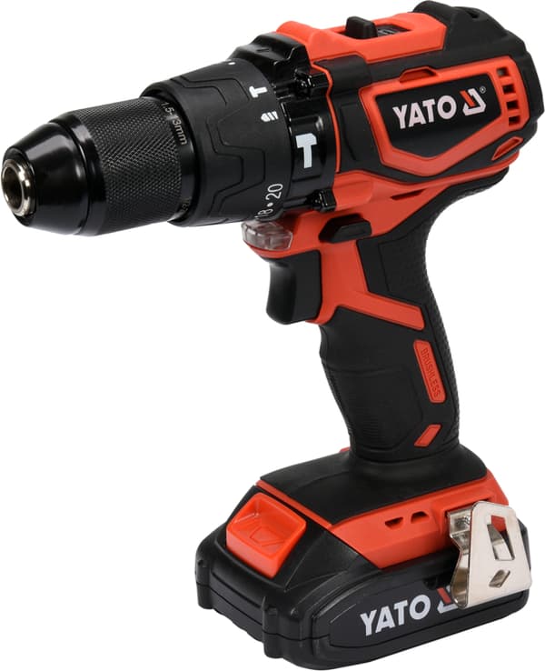YATO SLAGBORE/DRIVER 18V 42Nm 1x2,0Ah LI-ION BØRSTELØS, I EKSKE YT-82796