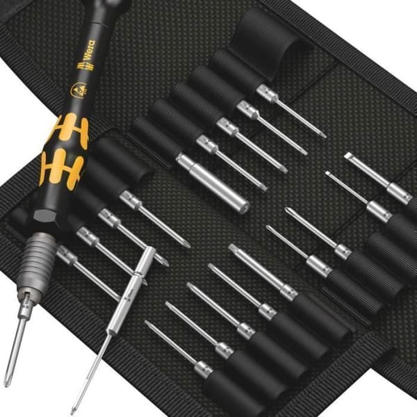 Wera Tools KK Micro 21, Svart-Gul, Svart