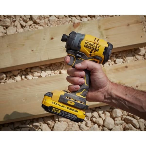 Slagskruvmejsel - STANLEY FATMAX V20 - SFMCF810D2K-QW - 170 Nm Borstlös - Litium 18V - 2 batterier 2Ah