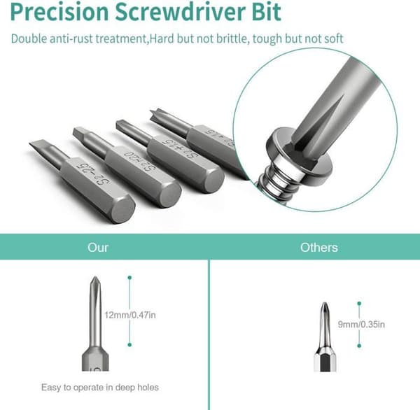 Skruvmejselset - PZCC - 25 i 1 - Magnetisk - Bärbar - Precision