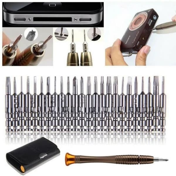 25 i 1 Torx precisionsskruvmejsel för mobiltelefon PC-klocka