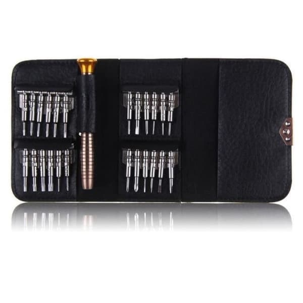 25 i 1 precisionsskruvmejsel - LECHEO - Reparationsverktyg för iPhone PC Watch - Vit